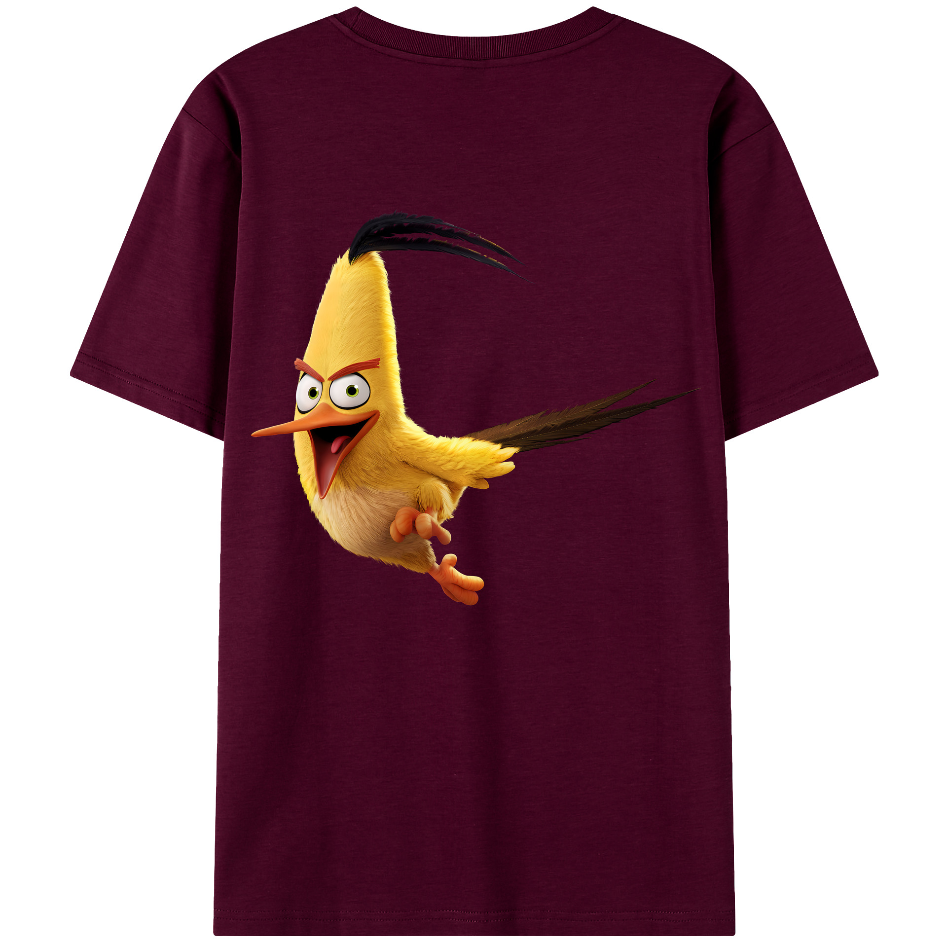 （画像用） Angry Birds アングリーバード レディース半袖Tシャツ(バックプリント)